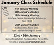 January Block of 4 Classes £35